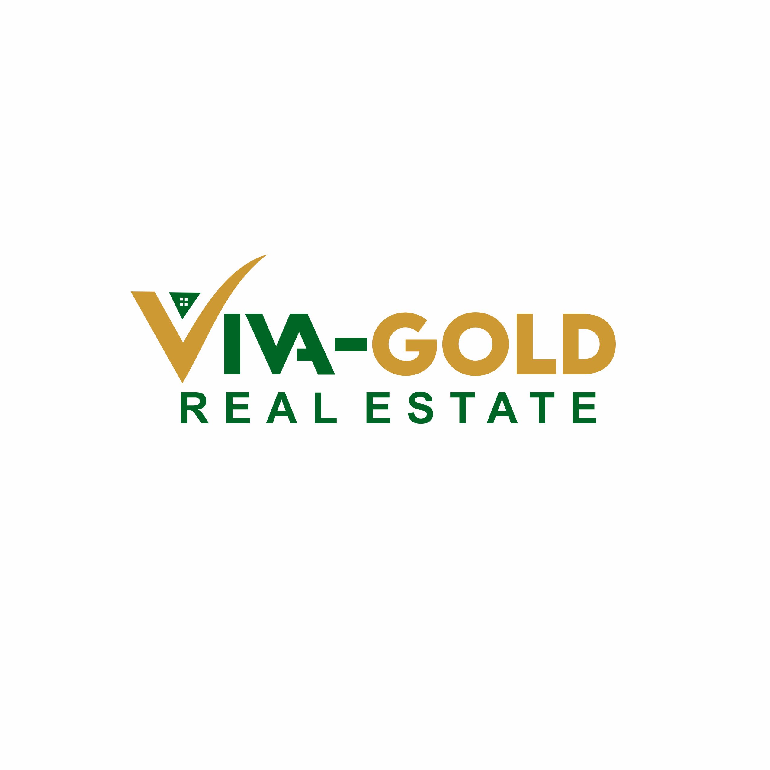 Viva-Gold Real Estate Logo